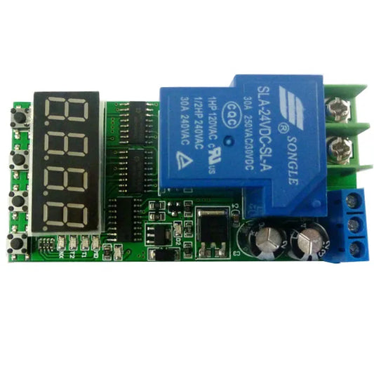 IO23C01 DC 12V 24V  30A Multifunction Timer Delay Relay Module High Power On/Off Adjustable for PLC Motor LED Car