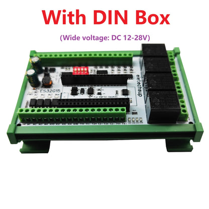 ES32G15 ESP32-DevKitC Smart Home Expansion Board NTC Temperature Collection Current Voltage Input Output Relay Switch for Arduino MQTT