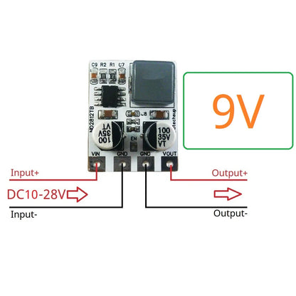 ND2812TB 5A Input DC 5-30V Output DC 3V 3.3V 4V 5V 6V 9V 10V 12V Synchronous DC-DC Buck Converter for Moter LED Car Motorized Bicycle