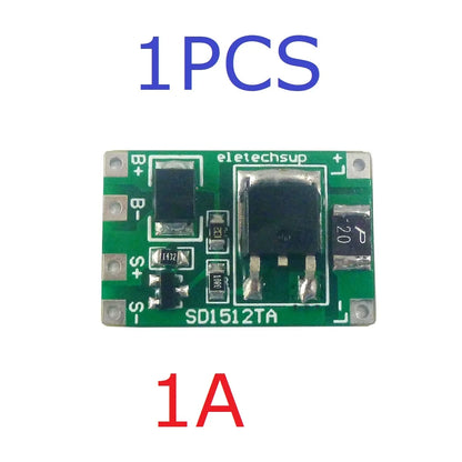 SD1512TA Solar Automatic Charging Automatic Switch LED Driver Module DC 3-18V 0.5A 1A 2A SD1512TA for LiFePO4 Li-On Li-Po LED