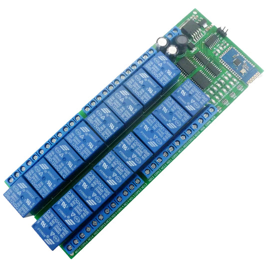 BT22A16 DC 12V 16 Ch Android Phone Bluetooth-compatible Control Relay Module 2.4G Wireless Controller for Smart Home LED Lighting system