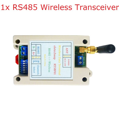 N4RFA04 RT5BF01 DC 12V 24V 433M Wireless RS485 IO Point-to-Point Master-Slave RF Transceiver Relay Swicth Board for Water Pump LED PTZ PLC