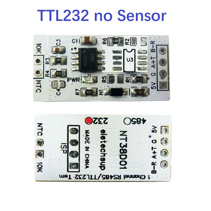 NT38D01 1k-100K Resistance to RS485 RS232(TTL) Converter 10K 3950 NTC Thermistor Temperature Acquisition Module