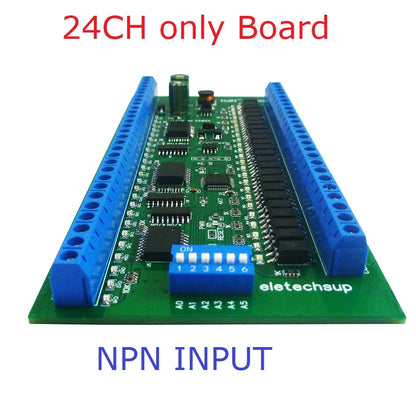 23IOA08 23IOB16 23IOC24 23IOE48 8 16 24 32 48CH Multifunction RS485 Remote IO Module PLC DI-DO expansion Board DIN Rail Box Standard MODBUS RTU Protocol