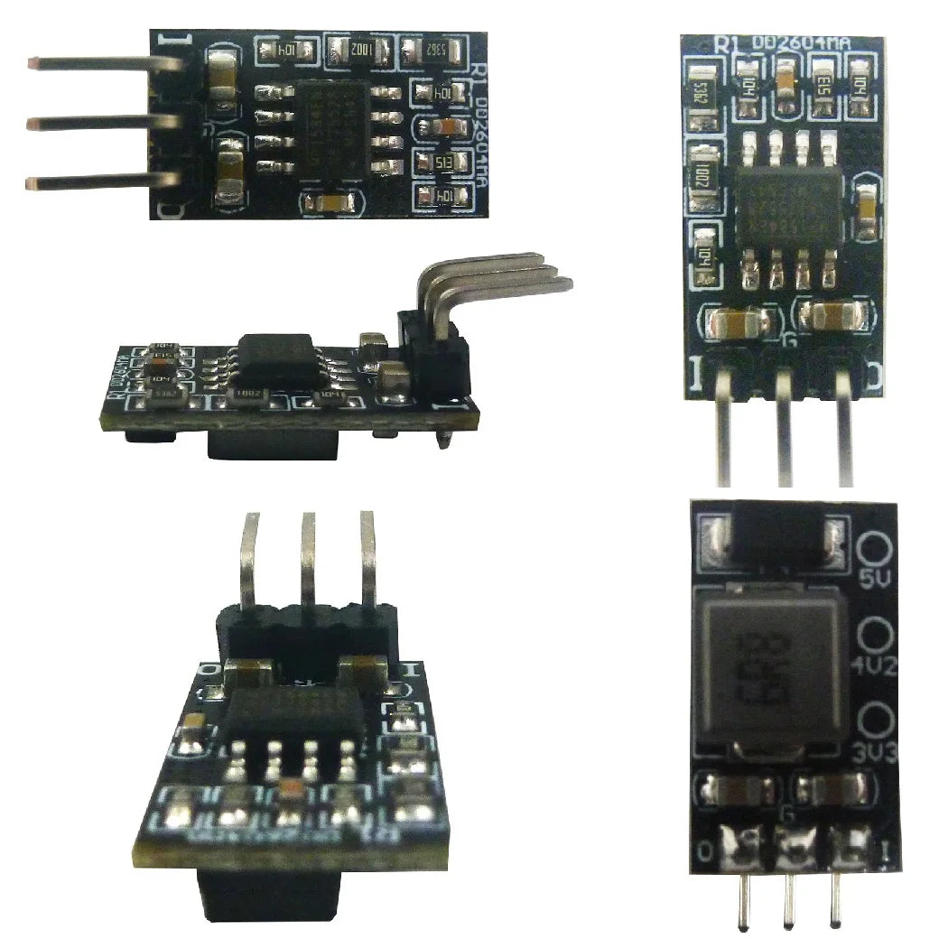 DD2604MA Tiny 2A DC-DC Buck Converter Module 4.5V-27V to 3.3V 4.2V 5V Step-Down Board replace 7805 AMS1117 LM2596 LM338 TO-220 Transistor