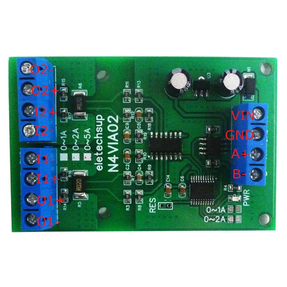 N4VIA02 Multifunctional RS485 Ammeter & Voltmeter 0-30V Voltage & 0-5A Current Measurement Module Modbus RTU