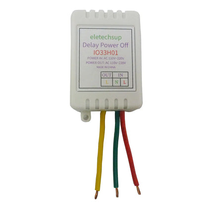IO33H01 AC 110V 220V Simple Time Delay Relay Timer Relay Switch 1-480Min Adjustable Controller