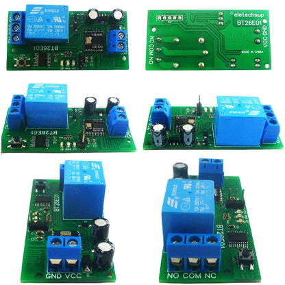 BT26E01 DC 12V  Bluetooth-Compatible Relay 2.4G RF Remote control IOT Module Command customization Switch Board for IOS Android BLE