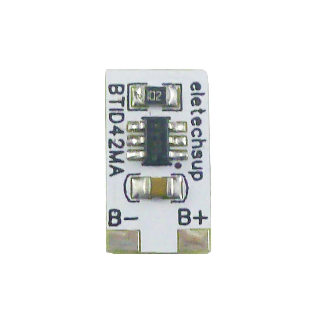 BTID42MA Mini 3.7V 4.2V 1-Cell LI-ON LI-PO Battery Power Voltage Indicator LED P/V Detection Module for 18650 26650 4680 Charge Discharge