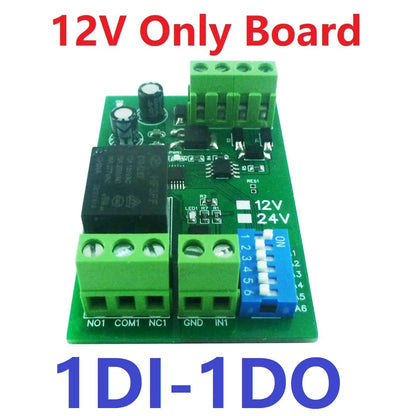 10IOA01 10IOA02 10IOA04 10IOA08 10IOA12 DC12V 1-12Ch Digital Switch DiDo Multifunction RS485 PLC IO Expanding Board Standard Modbus RTU Relay Module