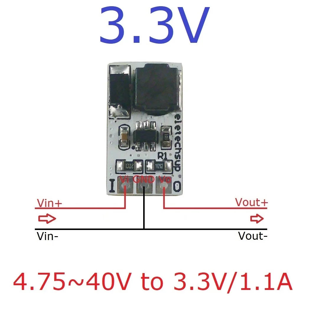 DD4012SA mini DC-DC Converter Buck Voltage Regulator IN DC 5-40V OUT 3V 3.3V 4V 5V 6V 7.5V 9V 12V replace AMS1117 7805 lm2596 DD4012SA