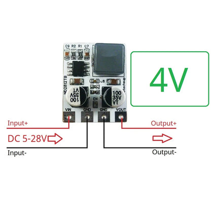 ND2812TB 5A Input DC 5-30V Output DC 3V 3.3V 4V 5V 6V 9V 10V 12V Synchronous DC-DC Buck Converter for Moter LED Car Motorized Bicycle