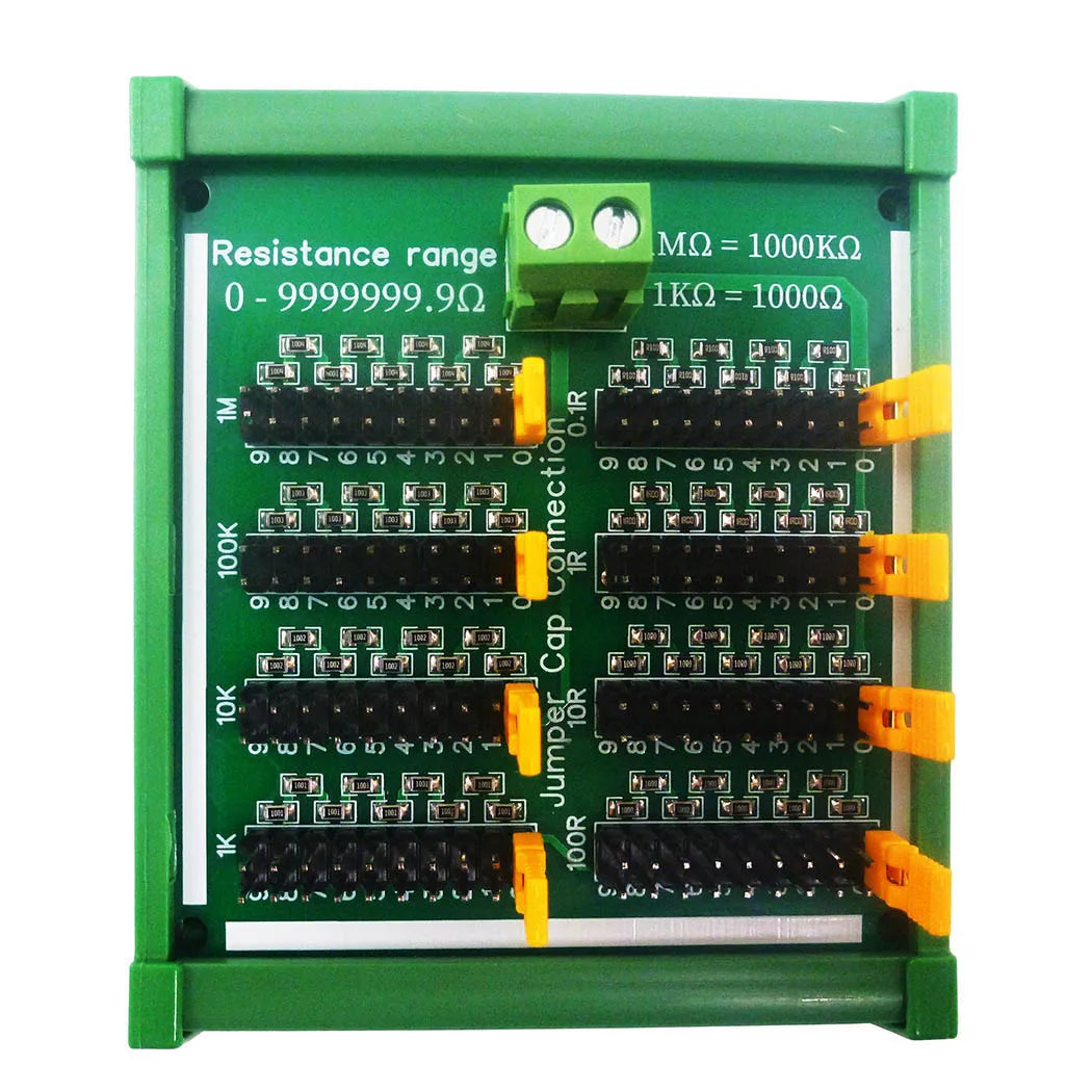 DNR1A07 10M Step 0.1R Adjustable Potentiometer Programmable Resistance Module DIN Rail Shell for PLC  MCU FPGA CPLD STM32
