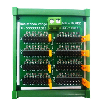 DNR1A07 10M Step 0.1R Adjustable Potentiometer Programmable Resistance Module DIN Rail Shell for PLC  MCU FPGA CPLD STM32