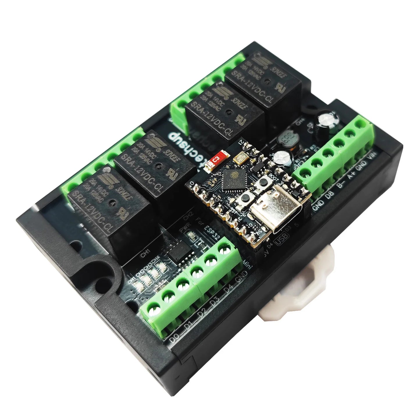 ESC3E05 RISC-V SOC Wi-Fi BLE Development Board ESP32 C3 Super Mini RS485 Relay Expansion Module for Arduino Smart Home IOT Simple PLC