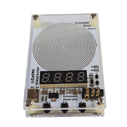 SMSPQ11 Mini 0.01-10000HZ Schumann Wave Signal Generator for Deep Sleep Meditation  Focus Stress Relief  Wellness Therapy Device