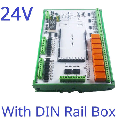 DNMEB50 16AI-16DI-16DO 4-20MA Current 0-5V/10V/30V Voltage Dry Wet Contact MOS RS485 Relay MEGA2560 R3 Expanding Board for Arduino PLC
