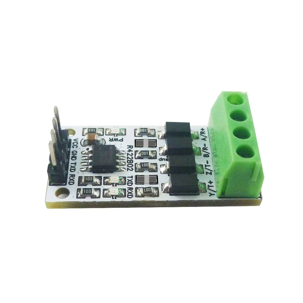 R422B02 3.3V 5V UART PWM GPIO Digital Signal Full-Duplex Transceiver RS232 TTL to RS422 Converter Module for Raspberry Pico Pi Zero W