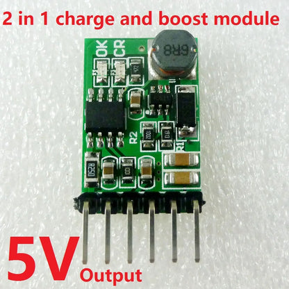 DD05CVSA 6W 5V 6V 9V 12V UPS mobile power Diy Board Charger & Step-up DC DC Converter Module for 18650 lithium battery