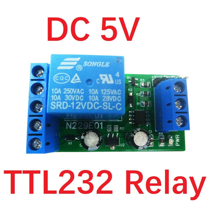 UD24B01 N229E01 TYPE-C USB  Relay Module DC 5V 12V PC UART Serial Port RS232(TTL) Switch Board for Arduiuo  MEGA