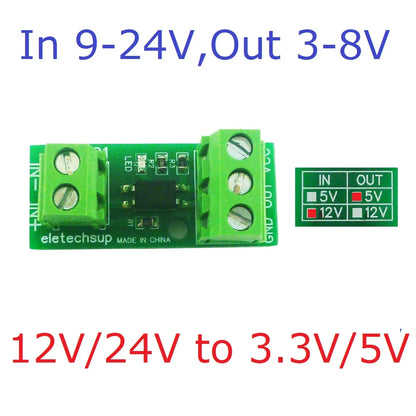 OP11A01 3-24V NPN PNP Signal Mutual Converter Logic Level Isolator for Arduino MEGA PI Nano V3 PLC RS485 Digital IO Module