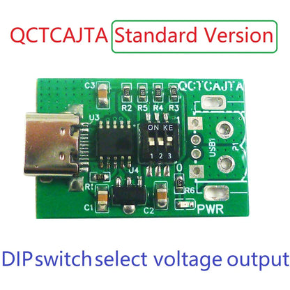QCTCAJTA Type-C PD2.0 PD3.0 QC2.0 QC3.0 PD2.0 AFC Fast Charge decoy Trigger Module DC 5V 9V 12V 15V 20V for PTZ Camera PLC WIFI Router