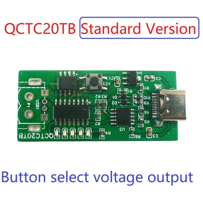 QCTCAJTA Type-C PD2.0 PD3.0 QC2.0 QC3.0 PD2.0 AFC Fast Charge decoy Trigger Module DC 5V 9V 12V 15V 20V for PTZ Camera PLC WIFI Router