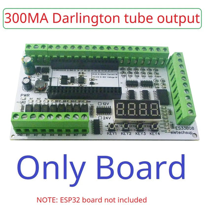ES33B08 ES33A08 DC 12V 24V Multifunction ESP32 Expansion Board Wifi Digital Analog IO Module for Arduino WEB MQTT Ethernet Network Relay DIY