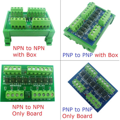 OP31C08 8Ch In 3-8V Out 3-8VLogic Protection Panel 5V Level Conversion Module Npn Pnp Isolation Ttl Lvttl Digital for Arduino Plc Mcu Pi