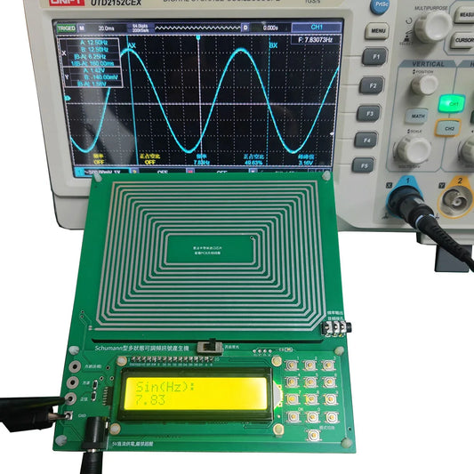 SMLDA01 0.01Hz~300000Hz Adjustable Schumann Sine Wave Resonance Generator Ultra-Low Frequency Pulse Generator Audio Resonator USB