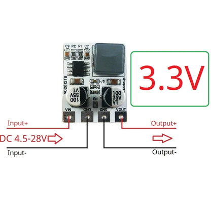 ND2812TB 5A Input DC 5-30V Output DC 3V 3.3V 4V 5V 6V 9V 10V 12V Synchronous DC-DC Buck Converter for Moter LED Car Motorized Bicycle