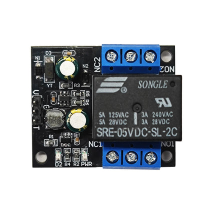 DR26F01  DC 9V 12V 24V 36V 5A Flip-Flop Self-locking DPDT Relay Module Bistable Double Swords and Double Throws Switch Board