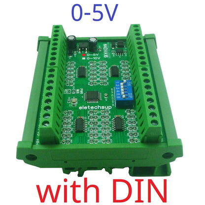 N4DVA16 Modbus 16CH Differential Voltage Collector 0-5V 0-10V RS485 Analog Input Module for LI-ON LI-PO NIMH Lifepo4 Battery Measurement