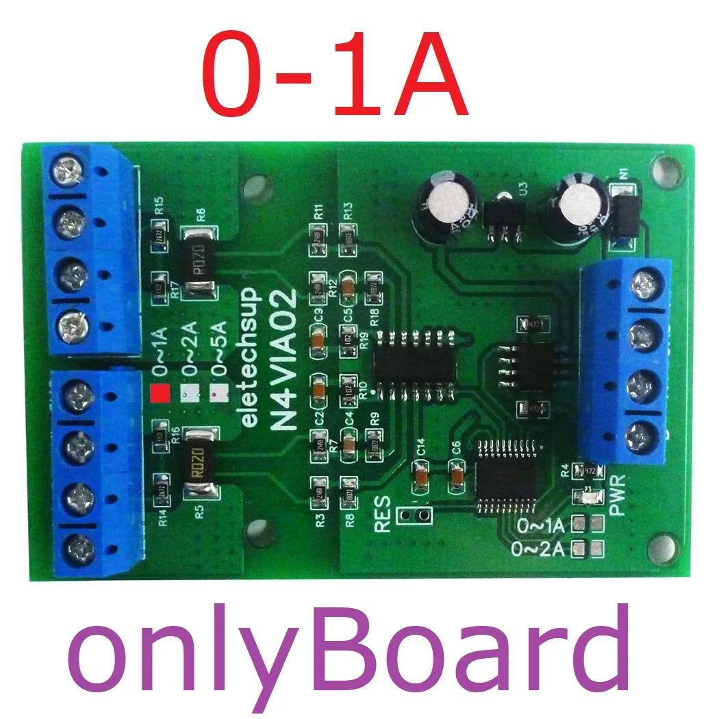 N4VIA02 Multifunctional RS485 Ammeter & Voltmeter 0-30V Voltage & 0-5A Current Measurement Module Modbus RTU