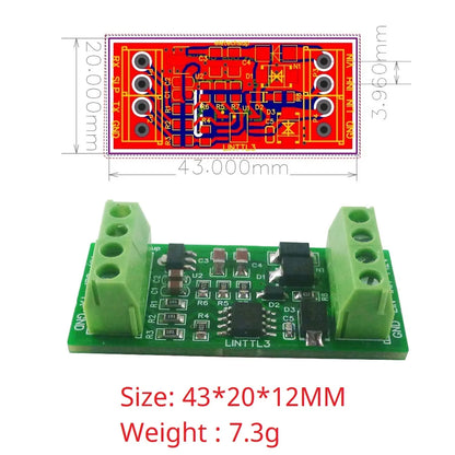 LINTTL3 LIN 2.1/SAE J2602 Transceiver LIN Bus Module Master-Slave Protocol Controller 20KBD UART TTL232 RS485 K-line Can Data Analyzer
