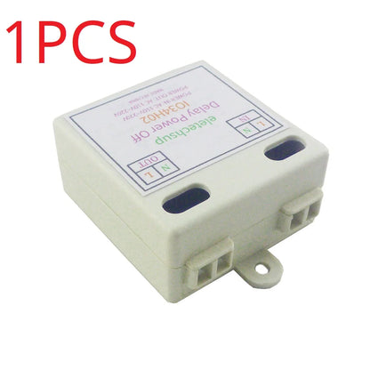 IO34H02 110V 120V 220V 50-60HZ AC Time Delay Relay DIP Switch to Set Time Switch for Light Fan Small Power Water Pump Automatic Door