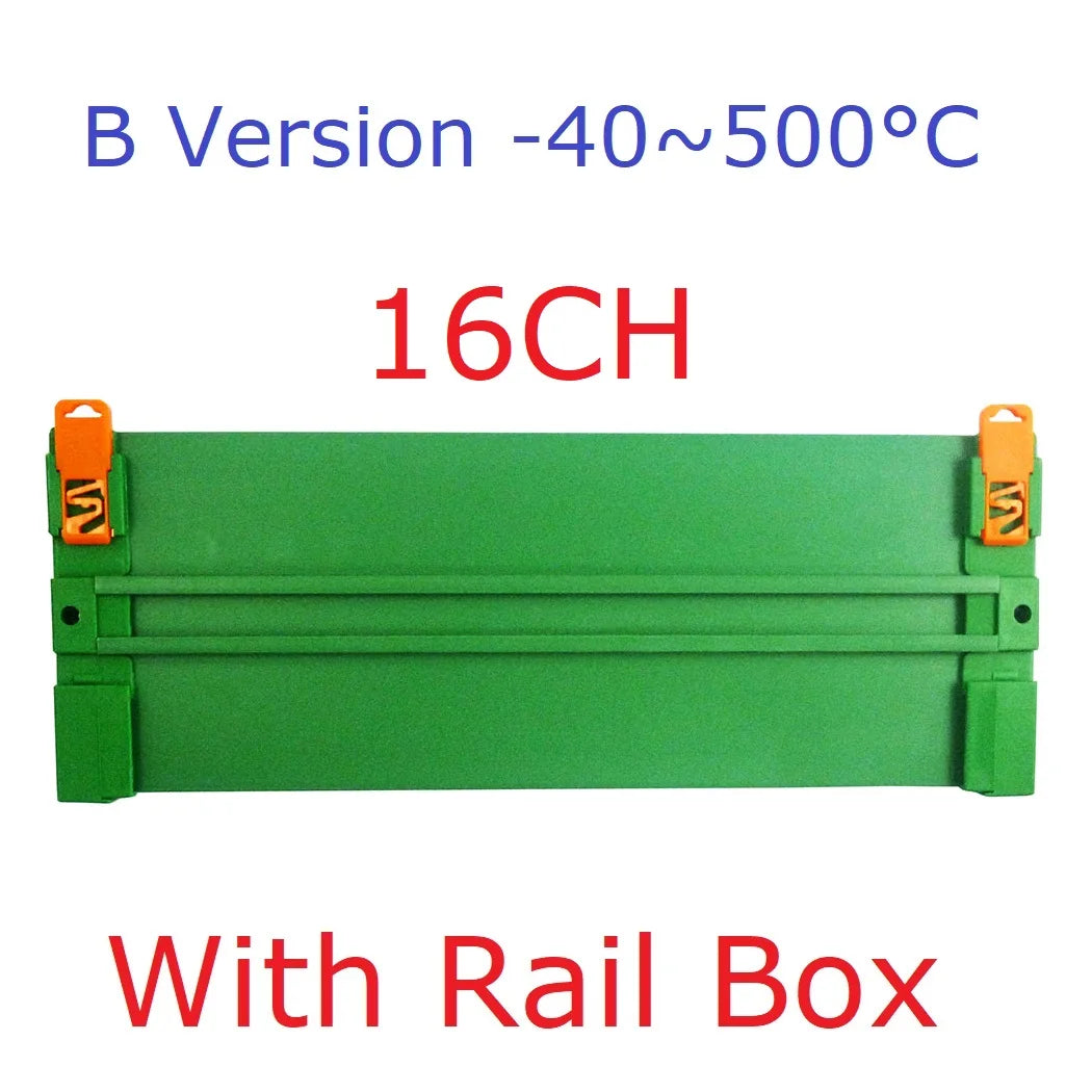 PTA8E16 16CH DC 12V 24V Temperature Analog PT100 Resistance RS485 Collector Modbus RTU -40-500 High Temperature Acquisition Board