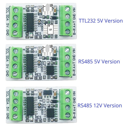 SHA9D01 Industrial Temperature & Humidity SHT30 Sensor Adapter Board RS485 TTL Modbus Rtu Analog Remote IO SHA9D01 Module HMI PLC Expand