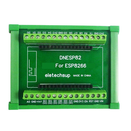 DNESP82 WIFI NodeMcu Lua ESP8266 Wifi GPIO DIN Rail 3.96 PinBoard Box Expansion Board for Arduiuo Ethernet PLC