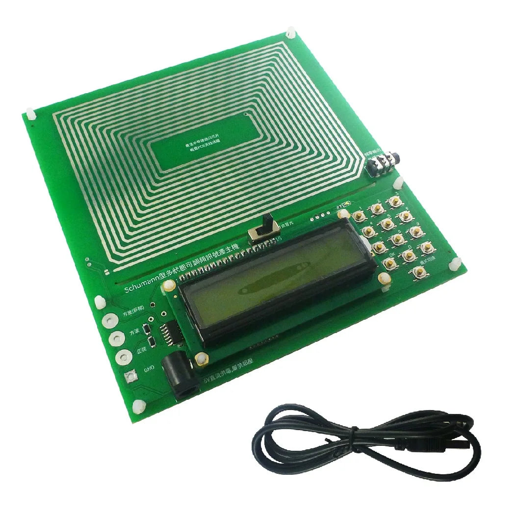 SMLDA01 0.01Hz~300000Hz Adjustable Schumann Sine Wave Resonance Generator Ultra-Low Frequency Pulse Generator Audio Resonator USB