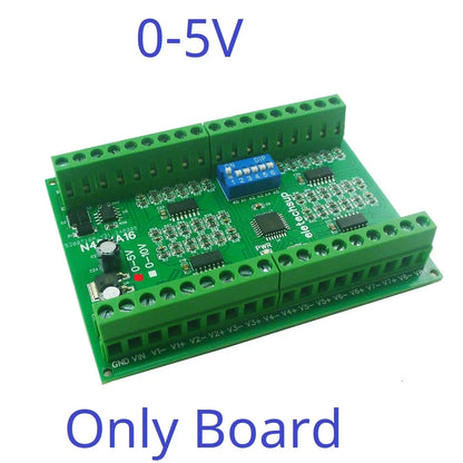 N4DVA16 Modbus 16CH Differential Voltage Collector 0-5V 0-10V RS485 Analog Input Module for LI-ON LI-PO NIMH Lifepo4 Battery Measurement