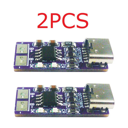 DDTC08ME Ultra-Small Type-C Li-ion Li-Po Lithium Battery Charging Module PD QC FCP USB 18650 TP4056 1A Charger