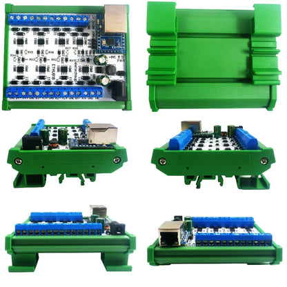 ET69C02 R4HUB08 ETHUB18 1/8 Port Industrial Modbus Gateway Ethernet Network to RS485 HUB RUT TCP/IP MQTT HTTP