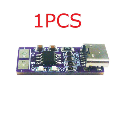 DDTC08ME Ultra-Small Type-C Li-ion Li-Po Lithium Battery Charging Module PD QC FCP USB 18650 TP4056 1A Charger
