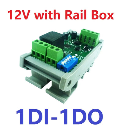 10IOA01 10IOA02 10IOA04 10IOA08 10IOA12 DC12V 1-12Ch Digital Switch DiDo Multifunction RS485 PLC IO Expanding Board Standard Modbus RTU Relay Module
