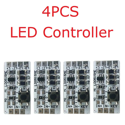 LD0515ME DC2.5V-5V 1200MA Multifunctional LED Controller Working Mode Current Can be Set ON/OFF Flashing SOS Flashlight USB Lighting Lamp