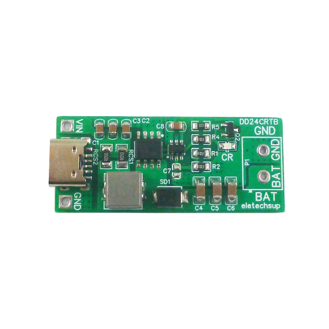 DD24CRTB 8.4V 12.6 16.8 21V 25.2V Step-up Boost Charger Module for 7.4V 11.1V 14.8V 18.5V 22.2V 18650 Battery Pack2-6S Type-c Multi-cell