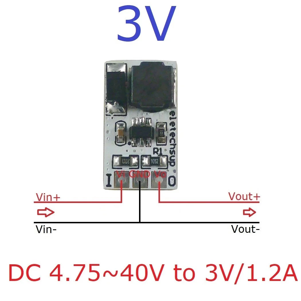 DD4012SA mini DC-DC Converter Buck Voltage Regulator IN DC 5-40V OUT 3V 3.3V 4V 5V 6V 7.5V 9V 12V replace AMS1117 7805 lm2596 DD4012SA