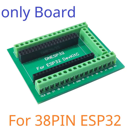 DNESA30 DNESP32 Din Rail Mounting DIN35 C45 Rail ESP32 Base Plate 3.96 Terminal Screw Terminal Block Adapter Module for Arduino Wifi BT IOT DIY