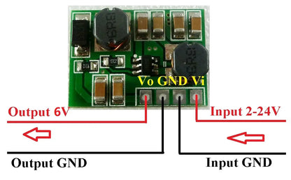 DD2412SA DC-DC Boost-Buck Step UP Converter Module for 2-24V to 5V 6V 9V 12V 15V Voltage Regulator Power Supply